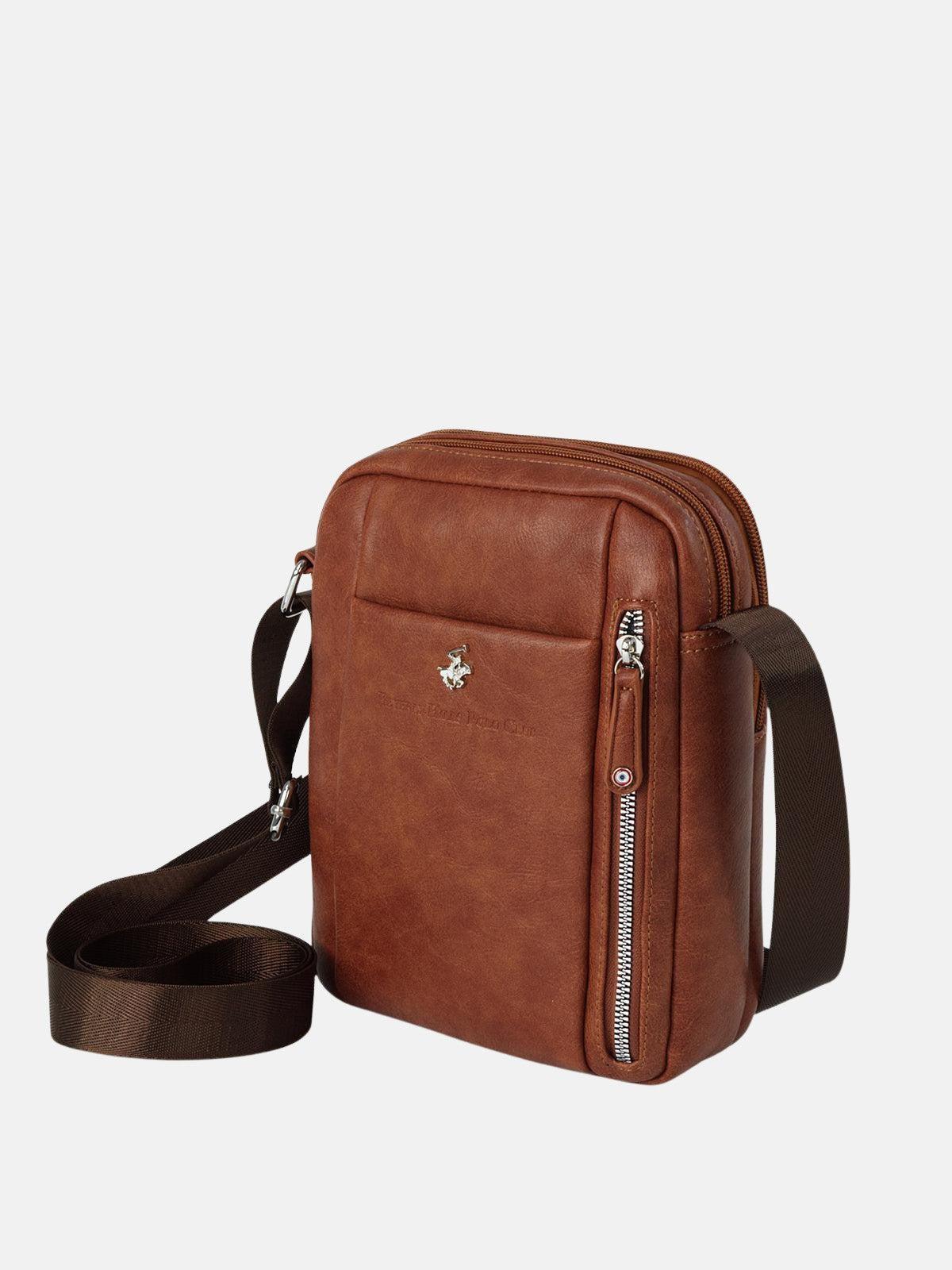 BEVERLY HILLS POLO CLUB PUレザーショルダーバッグ POLO PONY CROSSOVER BAG BROWN – BEVERLY HILLS POLO CLUB